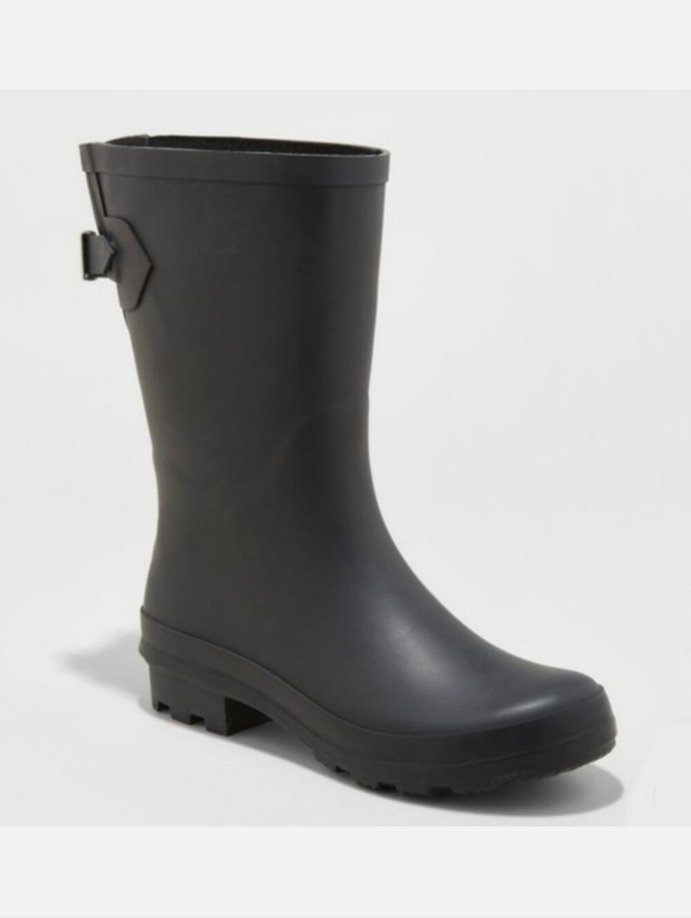 A New Day Vicki Black Rain Boots - Size 11 - New